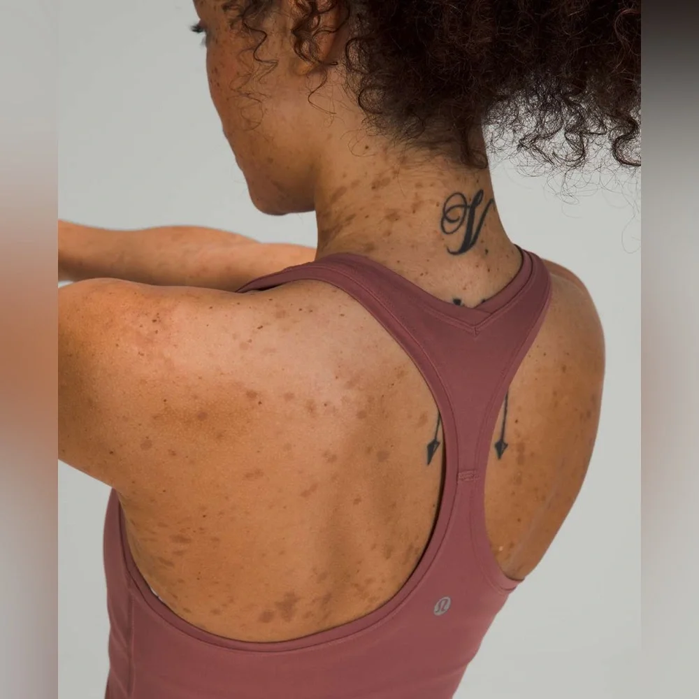 Lululemon Cool Racerback Tank Top Shorter Length Cropped Running Yoga Workout